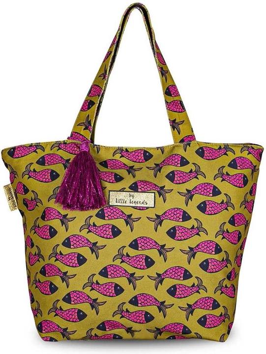 Produktbild Little Legends Kleine Legenden - Strandbag / Wochenendbeutel / Reisetasche Handgepäck - Damen - Fisch Indian Pink