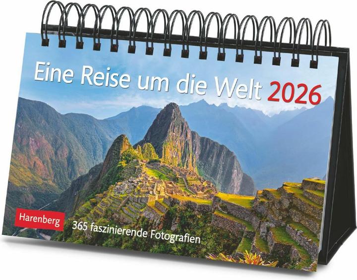 Produktbild Harenberg Eine Reise um die Welt Premiumkalender 2026 - 365 faszinierende Fotografien (23 x 17 cm, Harter Einband, Deutsch)