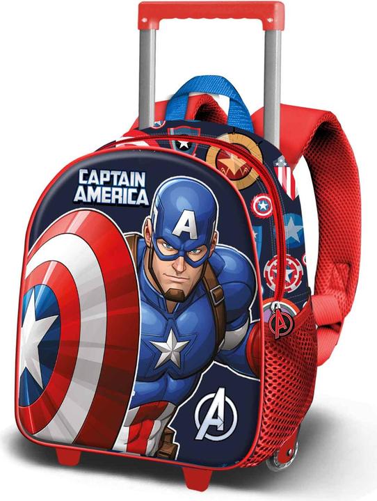 Karactermania Small 3D Backpack with Wheels Patriot