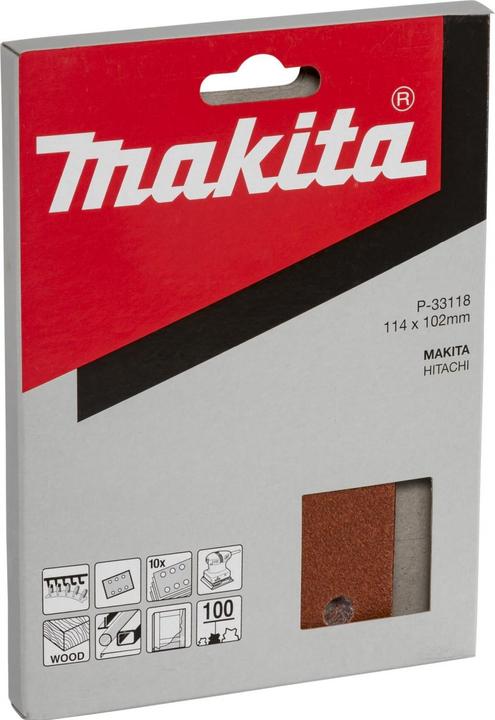 Produktbild Makita Schwingschleifpapier mit Klett (100)