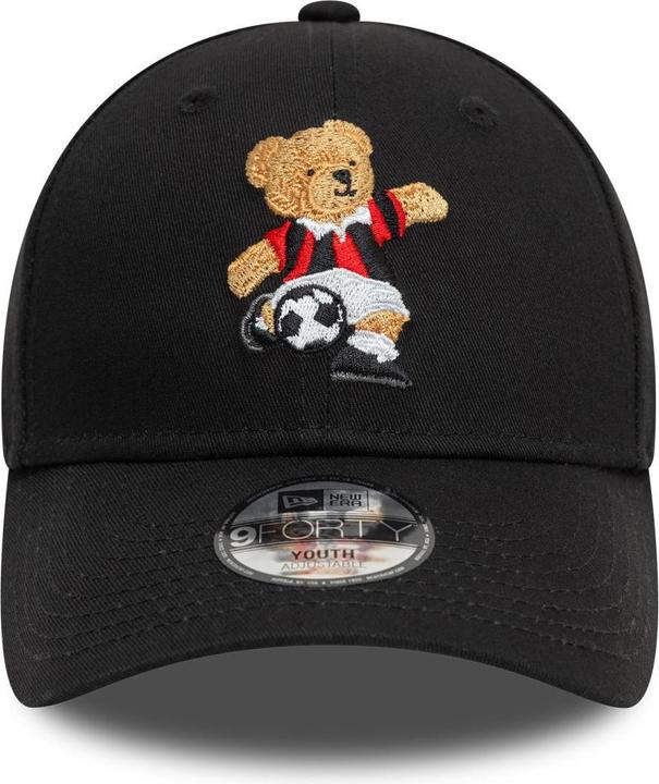 Produktbild New Era 9Forty Kinder Cap - AC MAILAND schwarz BEAR - Youth (55, 56, 54 C)