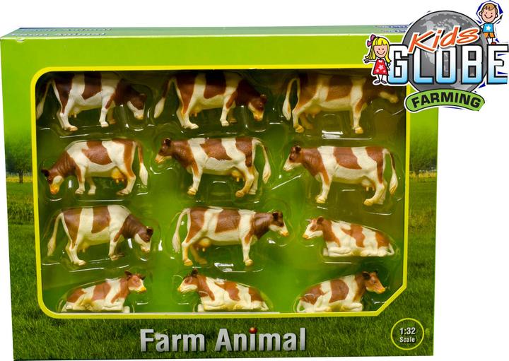 Produktbild Kids Globe Farming Braune und weisse Kühe