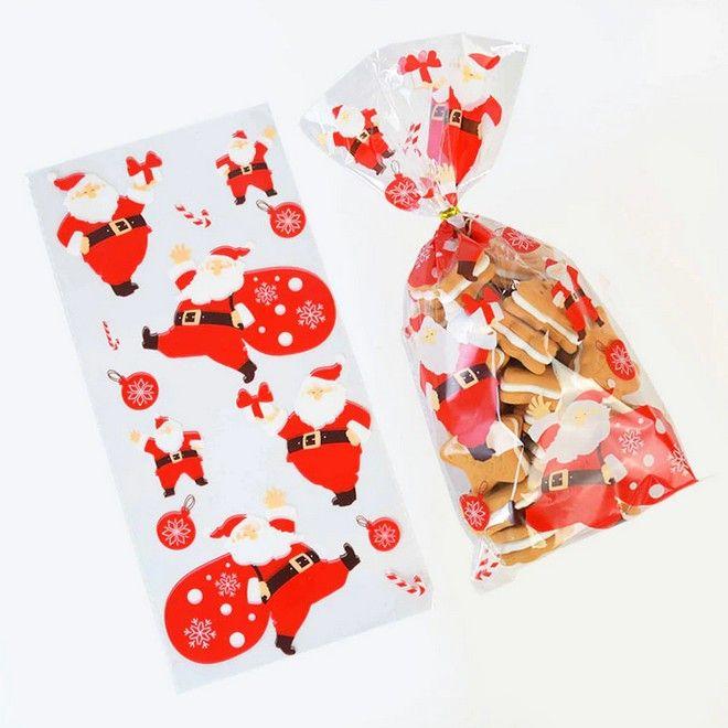 Image du produit MU Style BAG Series Sacs cadeaux pour biscuits de Noël (50 pièces) (1 x)