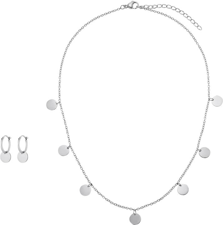Actual product image Heideman Set circles silver coloured (100% stainless steel)