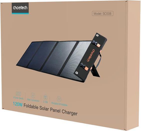 Produktbild Choetech Solarpanel (120 W, 4.84 kg)