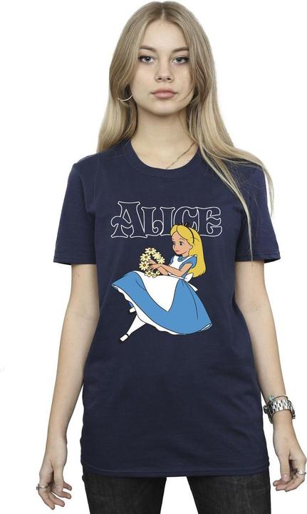 Image du produit Disney - T-shirt ALICE IN WONDERLAND FLOWERS - Femme (XL)