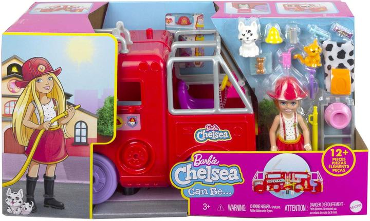 Image du produit Barbie Camion de pompiers Chelsea avec Chelsea