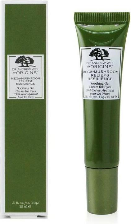 Image du produit Origins Mega Mushroom - Crème gel apaisante pour les yeux (Gel, 15 ml, Jour + nuit)
