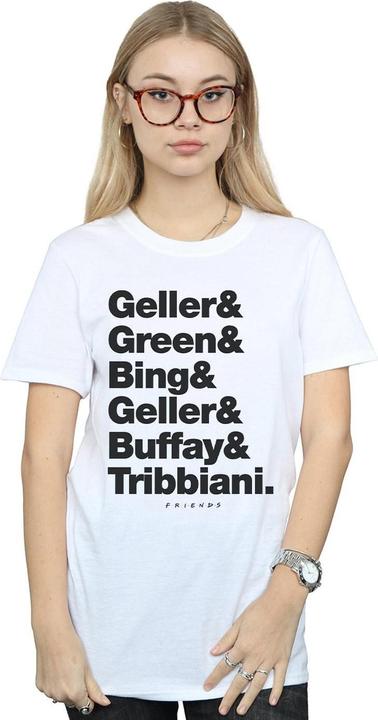 Immagine prodotto Friends Surnames Text Maglietta Ampia Donna (M)