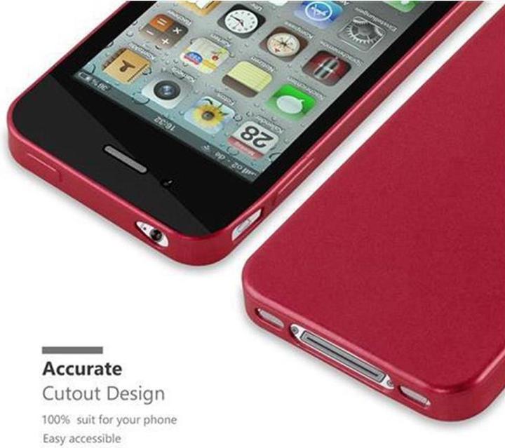 Productafbeelding Cadorabo TPU Matte Metallic hoes (Apple iPhone 4, LG G4s)
