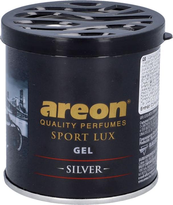 Image du produit Areon Car Sport Lux Silver Gel Can 80 g
