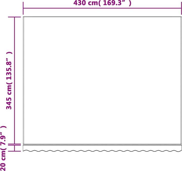 Image du produit VidaXL A–Zlem (3 m)