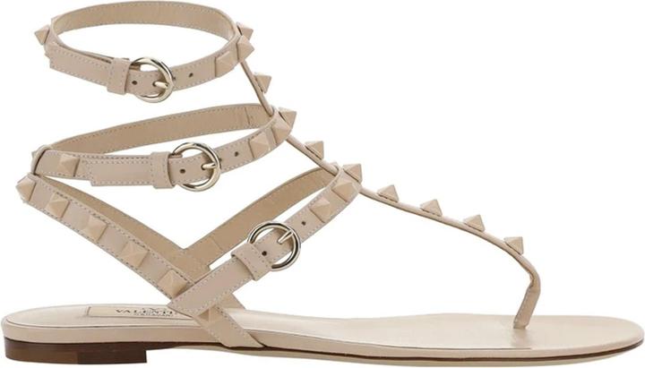 Actual product image Valentino Garavani Rockstud Flip-Flop Sandals (35.5)