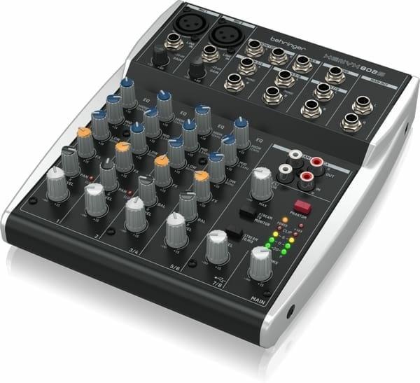 Image du produit Behringer 802S - 8-kanałowy kompaktowy mikser analogowy z interfejsem USB zaprojektowany specjalnie (Studio et mixeur live)