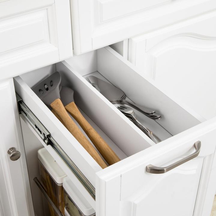Image du produit SoBuy Ilot de cuisine Chariot de cuisine avec porte-bouteilles
