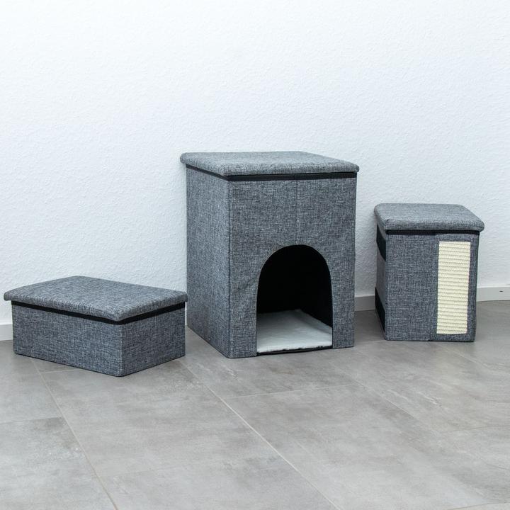 Immagine prodotto Intirilife Faltbare Hundetreppe mit Stauraum (Cane, Gatto, Pieghevole)