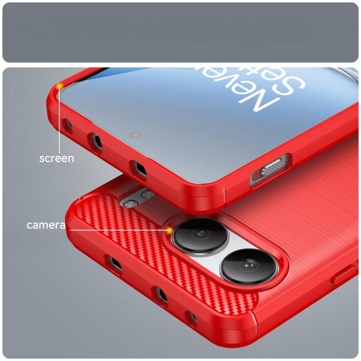 Actual product image Cover-Discount OnePlus Nord 4 - Metal Carbon Look Cover (OnePlus Nord 4)