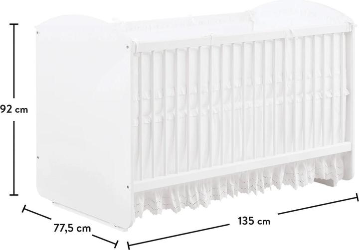 Produktbild Cilek Babybett schaukelbar (70x130cm) (70 x 130 cm)