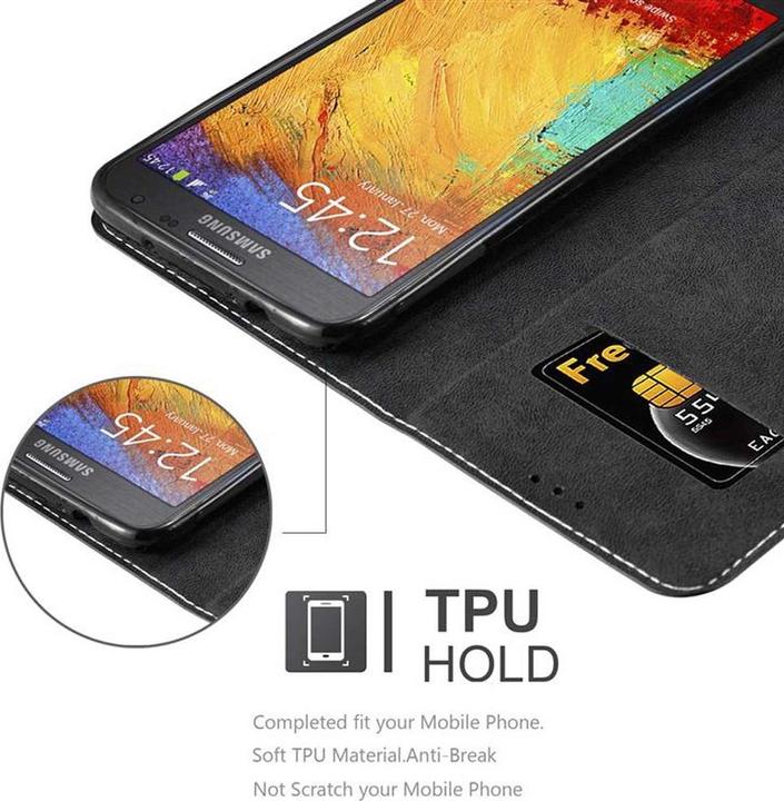 Actual product image Cadorabo Book X Wallet Cover (Samsung Galaxy Note 3 Neo)