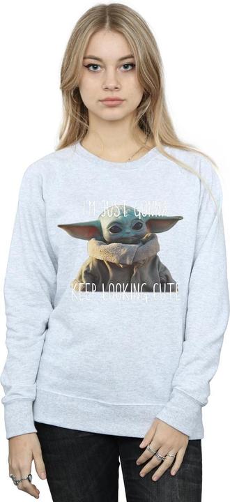 Produktbild Star Wars The Mandalorian Keep Looking Cute Sweatshirt (XL)