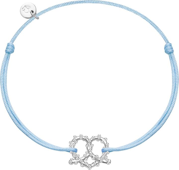Glanzstücke München Damen Armband Herz-Breze - 36404 (22 cm, Sterling Silber)