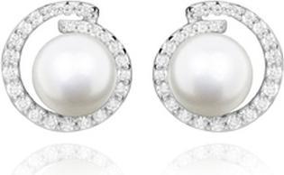 Produktbild JVD Silver earrings with pearls and zircons SVLE0328SH8P100