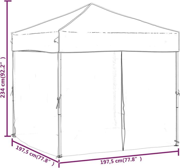 Immagine prodotto VidaXL Bernhilde (197.50 cm, 197.50 cm)