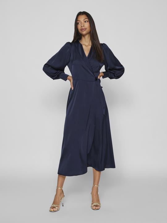 Produktbild Vila Langärmeliges Midi Wickelkleid (36)