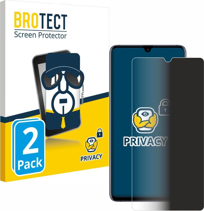 Produktbild BROTECT Sichtschutzfolie Anti-Spy Privacy Folie Blaulicht-Schutz (2 Stück, Huawei Mate 20 X)