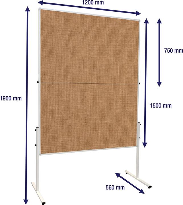 Produktbild Franken Moderationstafel U-Act!Line (120 x 150 cm)