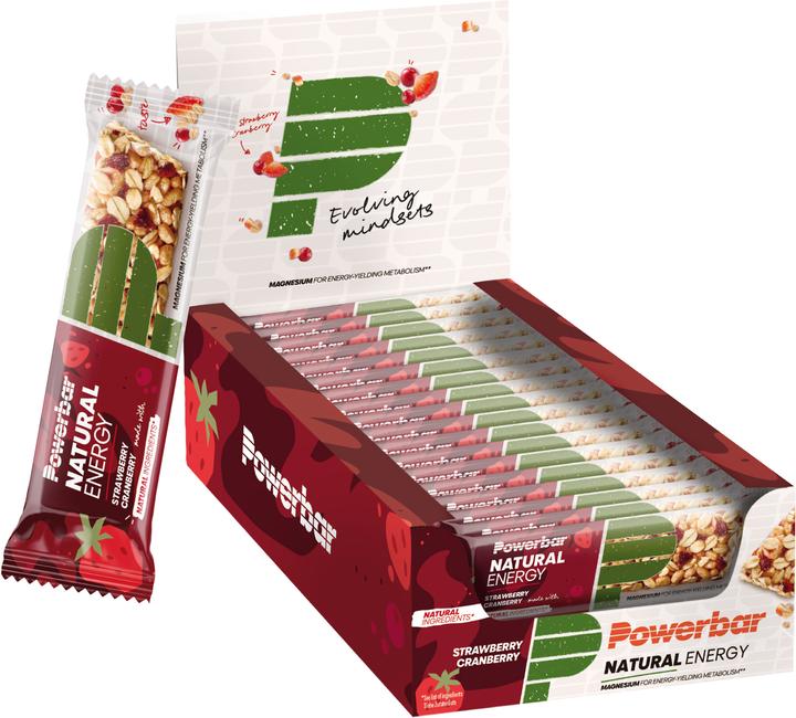Actual product image Powerbar Natural Energy Cereal (Strawberry, Lingonberry, 18 pcs., 720 g)
