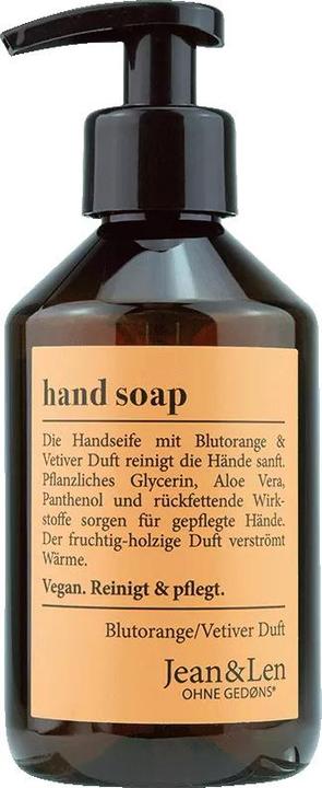 Jean & Len Blutorange/Vetiver (Handseifenspender, 250 ml)