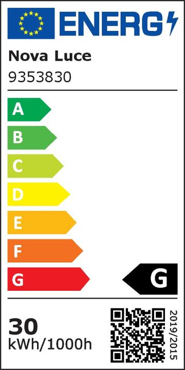 Energy Label Nova Luce Rando Thin (1845 lm)