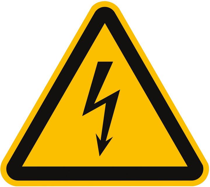 Actual product image Moedel Warning of electrical voltage