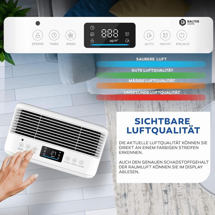 Actual product image Balter LR-02 with HEPA H13 (60 m²)