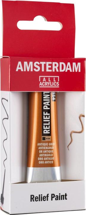 Immagine prodotto Amsterdam Pittura acrilica Reliefpaint 814 (Oro Antico, 20 ml)