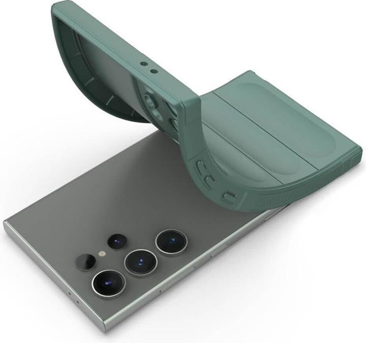 Image du produit Cover-Discount Couverture de protection Rugged verte (Samsung Galaxy S24 Ultra)