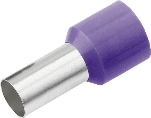 Immagine prodotto Cimco Ghiera terminale del filo 0,25 mm² 6 mm Parzialmente isolato Viola 18 0988 100 pz.