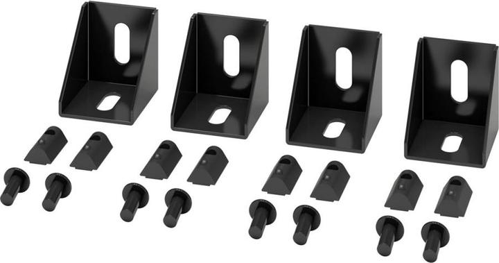Produktbild APC Right Angle Connector x4 Black