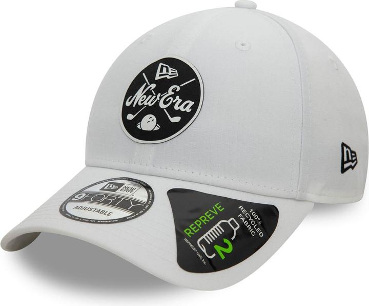 New Era 9Forty Strapback Cap - Repreve Mono Weiss