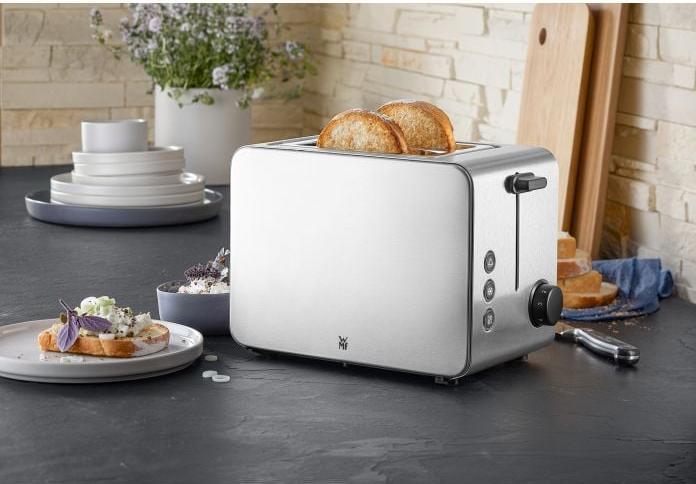 Image du produit WMF Stelio Grille-pain à double fente avec support à petits pains et fonction bagel