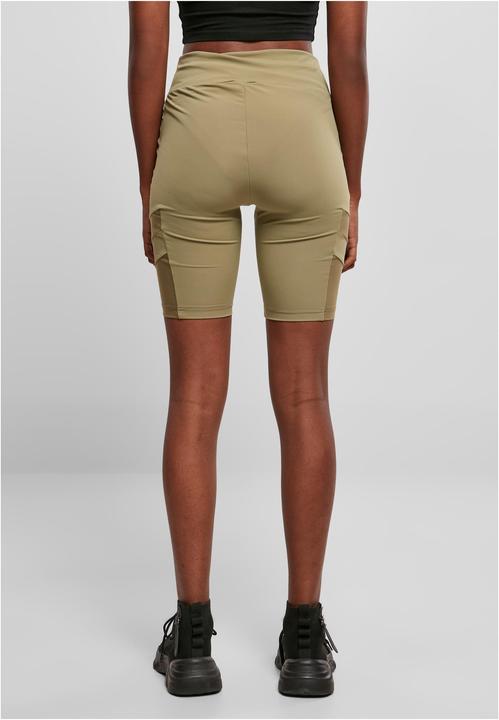 Immagine prodotto Urban Classics Pantaloncini da ciclismo a vita alta in rete da donna - 12486 (L)