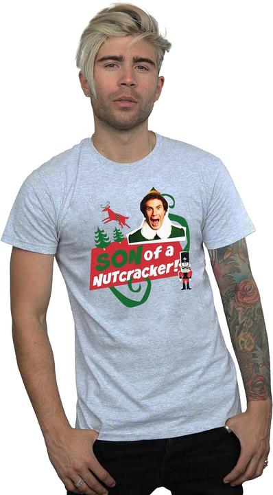 Immagine prodotto Elf Son Of A Nutcracker Maglietta Uomo (3XL)