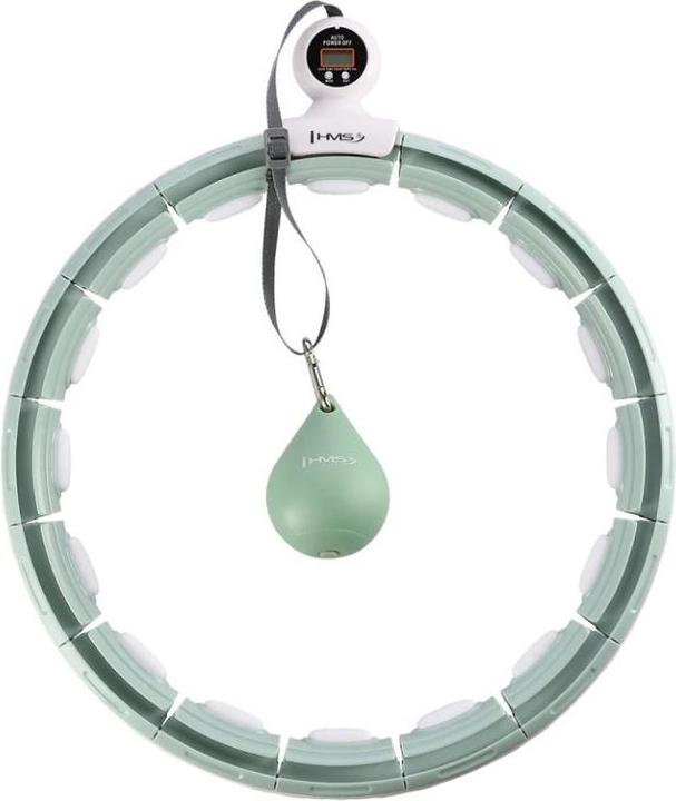 Actual product image HMS Hula Hop HHM15 with magnet and weight green + counter (44 cm)