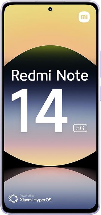 Image du produit Xiaomi Redmi Note 14 (256 Go, Lavender Purple, 6.67", Double SIM, 108 Mpx, 5G)
