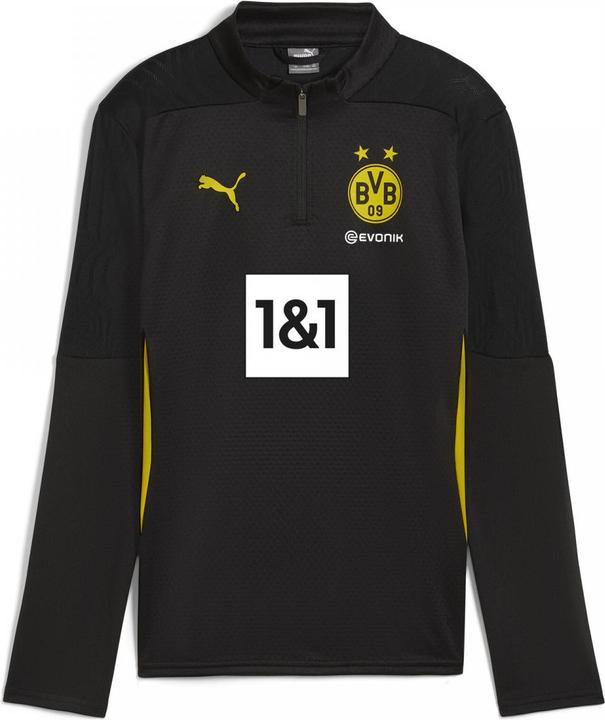 Actual product image Puma BVB Training 1/4 Zip Top Jr with Sponsor (116)