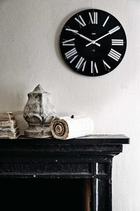 Actual product image Alessi Wall clock FIRENZE black (36 cm)