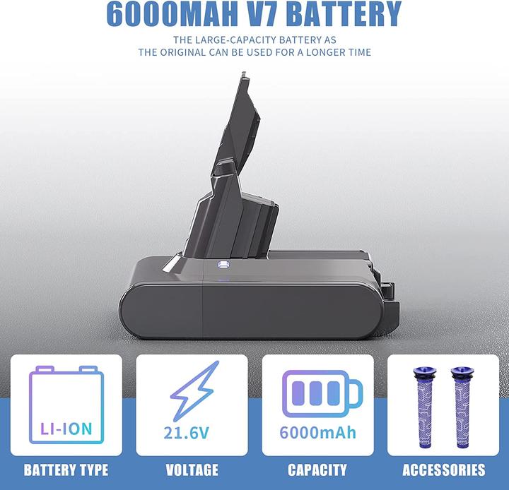 Image du produit Battool V7 Akku 6000mAh