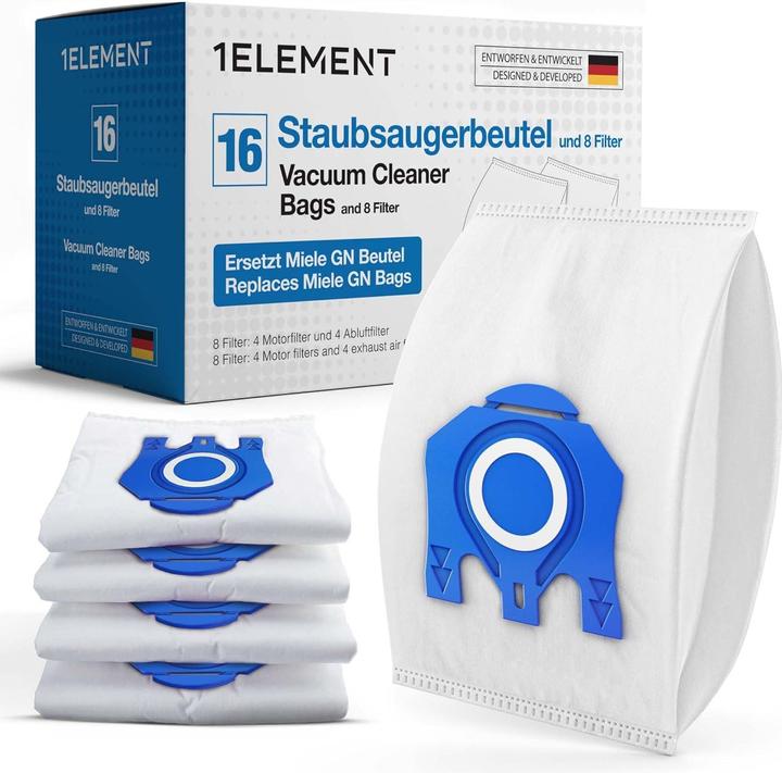 Actual product image 1Element Staubsaugerbeutel-Set (16 x)