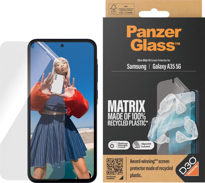 Produktbild PanzerGlass Matrix (1 Stück, Samsung Galaxy A35)
